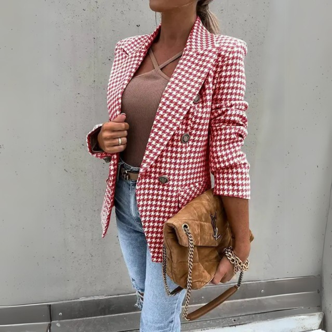 Alena | Women's Checked Blazer