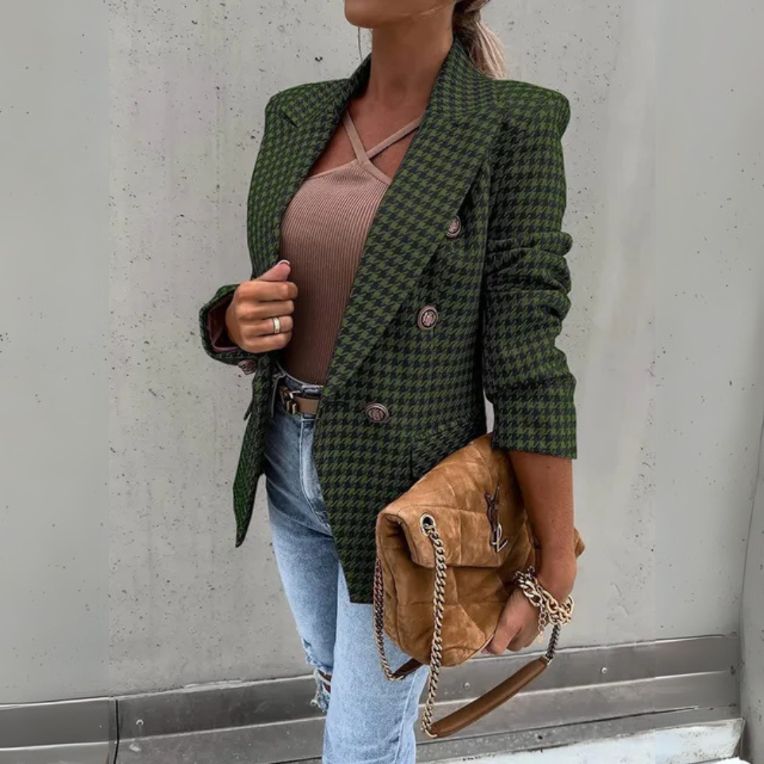 Alena | Women's Checked Blazer