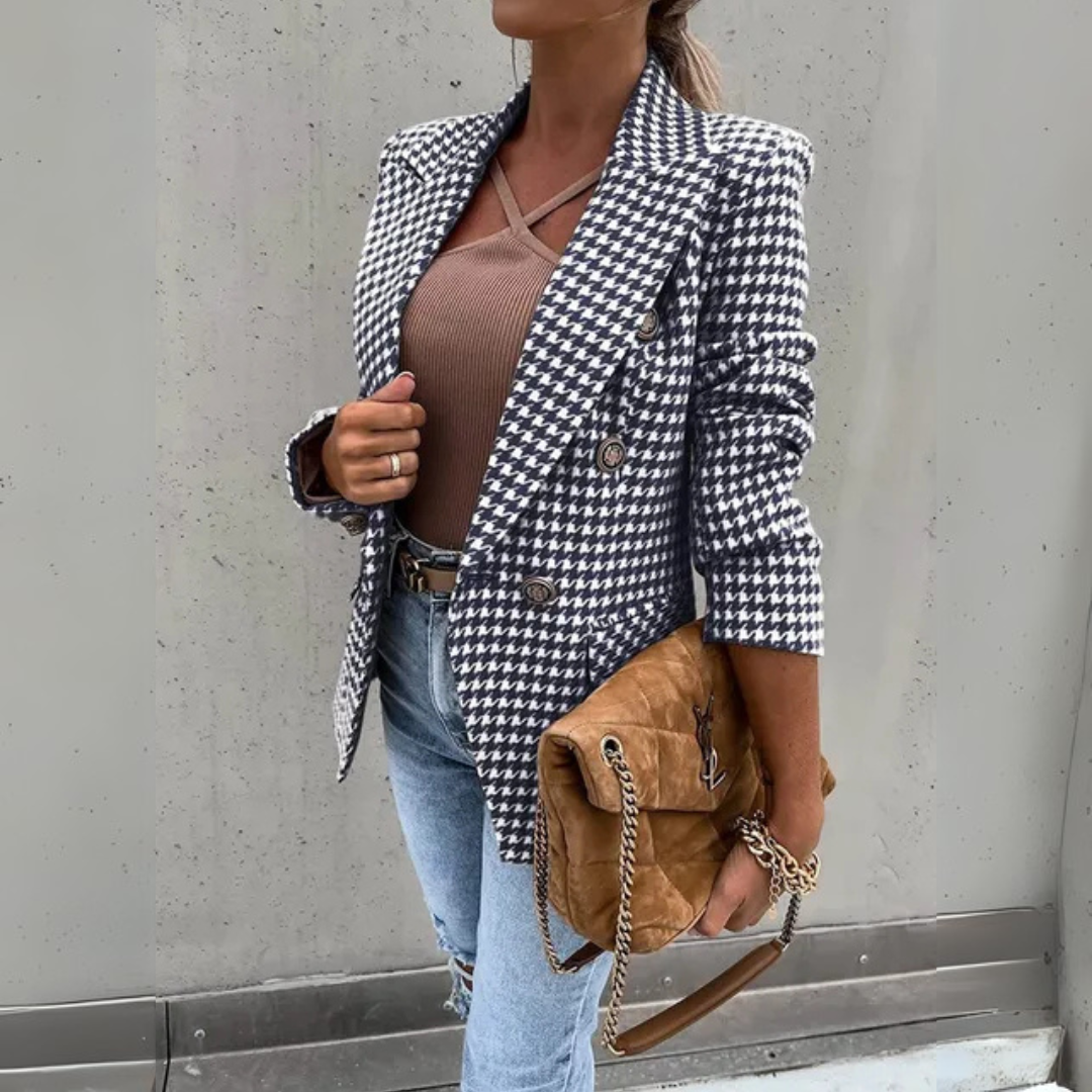 Alena | Women's Checked Blazer