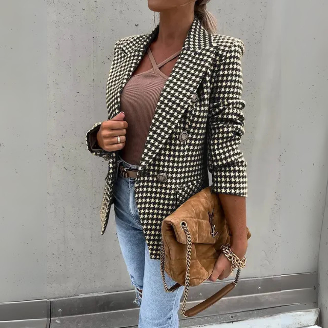 Alena | Women's Checked Blazer