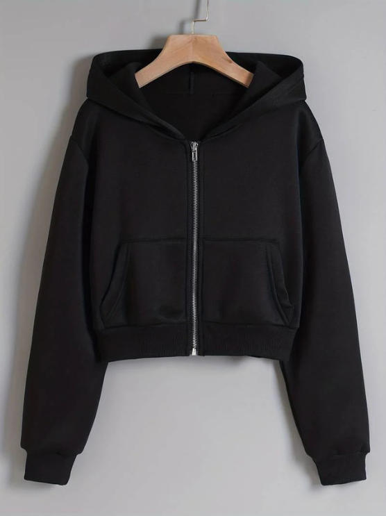 Catalina | Women's Cropped Hoodie | Zip Up