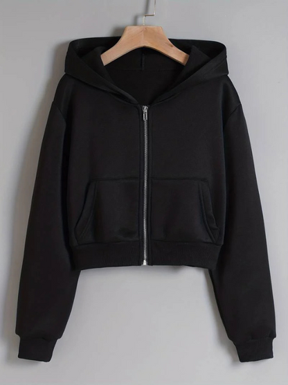 Catalina | Women's Cropped Hoodie | Zip Up